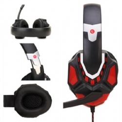 Wired Gaming headset with LED light